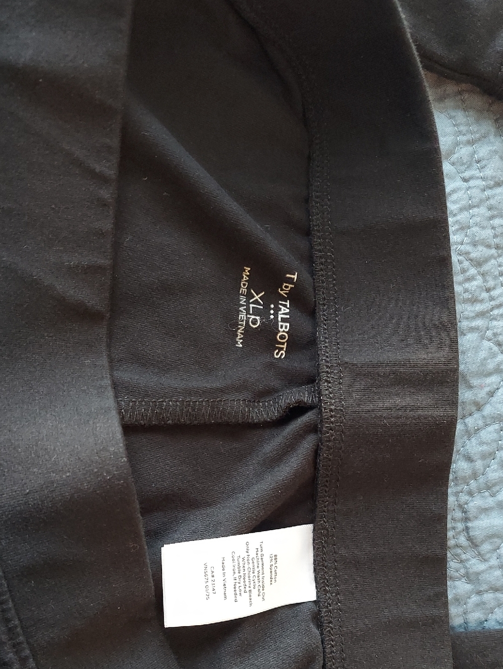 T By Talbots Black Leggings